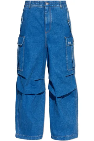 Marni Jeans, Heren, Blauw, W32, Denim, Cargo Jeans