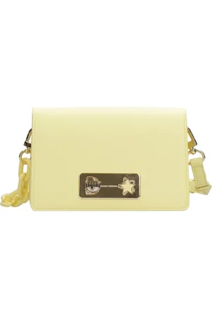 Chiara Ferragni Tassen, Dames, Geel, ONE Size, Shoulder Bag