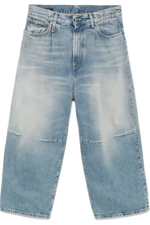 R13 Jeans, Dames, Blauw, W26, Wijde Pijp Jeans