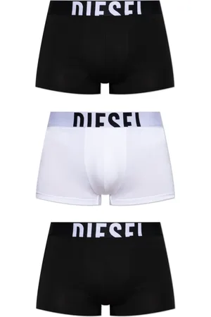 Diesel Ondergoed, Heren, Zwart, M, Katoen, Triple Pack Boxers