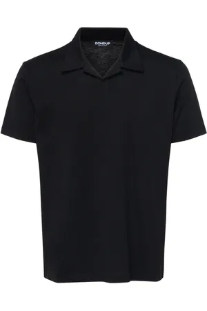 Dondup Tops, Heren, Zwart, XL, Katoen, Klassiek poloshirt