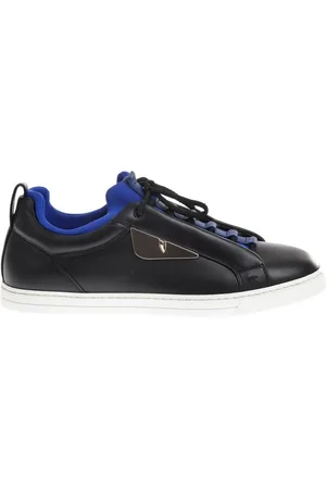 Fendi Schoenen, Heren, Zwart, 43 EU, Leer, Sneakers