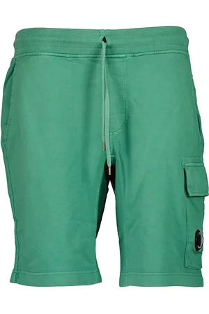 C.P. Company Korte broeken, Heren, Groen, S, Katoen, Stijlvolle Bermuda Shorts