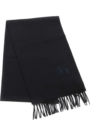 Max Mara Accessoires, unisex, Zwart, ONE Size, Wol, Iconische Camel Sjaal