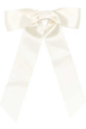 Jennifer Behr Accessoires, Dames, Wit, ONE Size, Strik Haaraccessoire Clip Beige