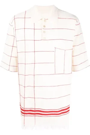 Maison Margiela Tops, Dames, Wit, M, Wol, Witte Polo Shirt van Wolmix