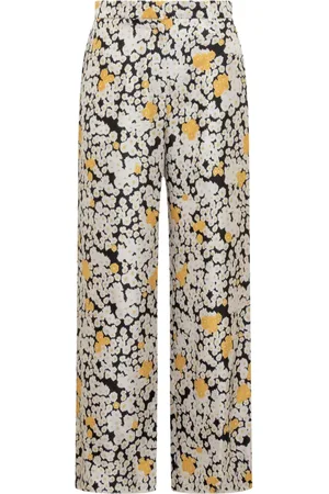 Lanvin Broeken, Dames, Zwart, S, Wijde Pijpen Fluid Broek