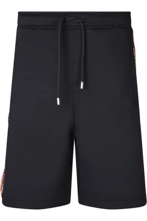 Lanvin Korte broeken, Heren, Zwart, M, Katoen, Bermuda Shorts