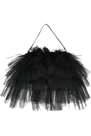 Simone Rocha Tassen, Dames, Zwart, ONE Size, Frilly Tutu Shopper Tas - Zwart
