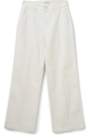 Sofie Schnoor Jeans, Dames, Wit, L, Carisw Mid Jeans Off