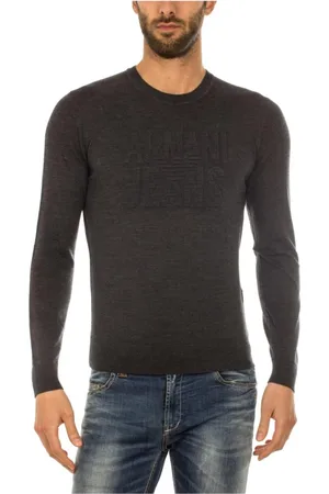 Emporio Armani Truien, Heren, Grijs, XS, Sweatshirts
