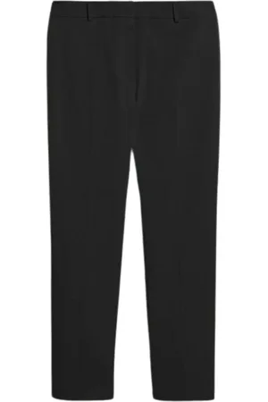 Max Mara Broeken, Dames, Zwart, XL, Katoen, Chinos