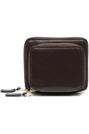 Comme des Garçons Accessoires, Heren, Bruin, ONE Size, Leer, Klassieke leren portemonnee