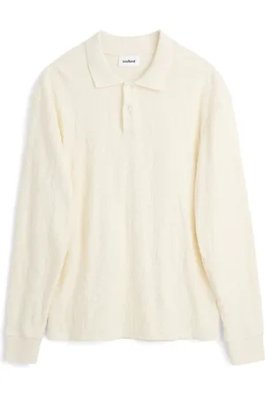Soulland Tops, unisex, Wit, Xs/S, Katoen, Robert l/s polo shirt