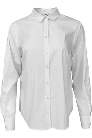 2-Biz Blouses & Shirts, Dames, Wit, 2Xl, Katoen, Siff Shirt
