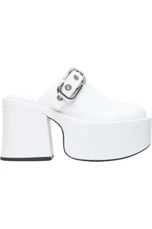 Marc Jacobs Schoenen, Dames, Wit, 37 EU, Leer, J Marc leren klompen