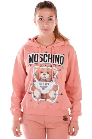 Moschino Sweatshirts & Hoodies, Dames, Roze, S, Katoen, Hoodies