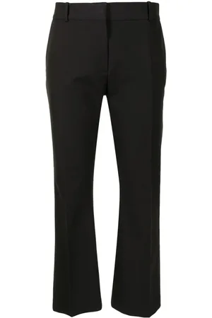 Frame Broeken, Dames, Zwart, M, Katoen, Le Crop Mini Boot Broeken