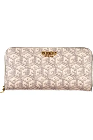 Guess Accessoires, Dames, , ONE Size, Logo Portemonnee met Meerdere Vakken