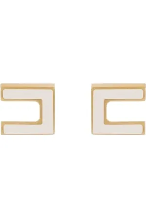 Elisabetta Franchi Accessoires, Dames, Geel, ONE Size, Stijlvolle Oorbellen