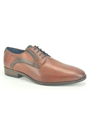 Berkelmans Schoenen, Heren, Bruin, 44 EU, Elegante Print Jurk Schoenen