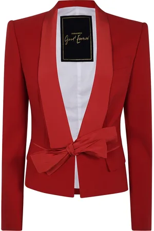 Dsquared2 Jassen, Dames, Rood, S, Polyester, Gatsby Fit Jas