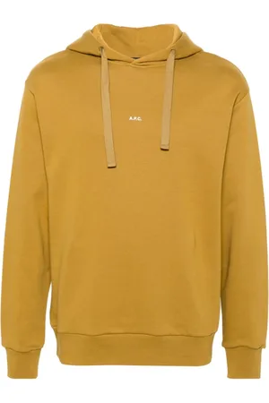 A.P.C. Sweatshirts & Hoodies, Heren, Oranje, L, Katoen, Hoodie