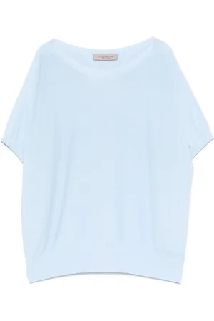 D.EXTERIOR Truien, Dames, Blauw, M, Celeste T-shirt voor vrouwen