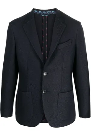 Etro Jassen, Heren, Zwart, L, Jacquard Blazer