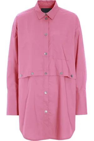 Bitte Kai Rand Blouses & Shirts, Dames, Roze, S, Katoen, Core Katoenen Shirt