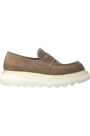 Premiata Schoenen, Heren, Bruin, 40 EU, Leer, Stad Mocassin met Rand op Kom