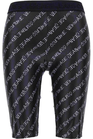 VERSACE Korte broeken, Dames, Zwart, M, Broek
