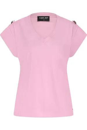 Lady Day Tops, Dames, Roze, S, Roze Reistop met Schouderknoop