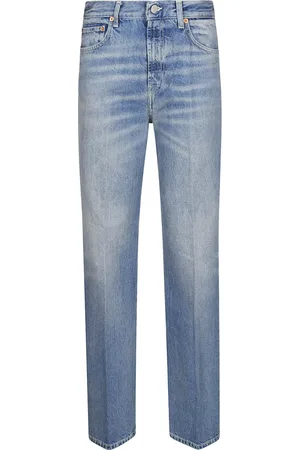 Dondup Jeans, Dames, Blauw, W28, Katoen, Wide Leg Jeans