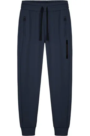 Colmar Broeken, Heren, Blauw, 2Xl, Katoen, Blauwe Sportieve Broek met Ritszakken