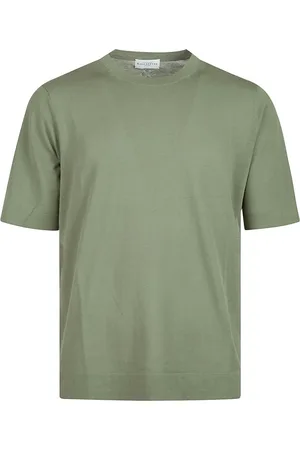 BALLANTYNE Tops, Heren, Groen, XL, Katoen, Klassiek Katoenen T-shirt