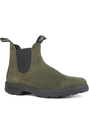 Blundstone Schoenen, Heren, Groen, 41 EU, Leer, Leren Crepe Chelsea Boots