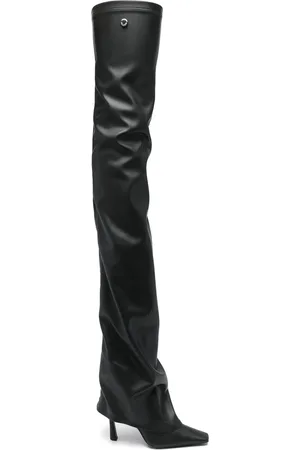 The Attico Schoenen, Dames, Zwart, 37 EU, Zwarte puntige stilettohakken