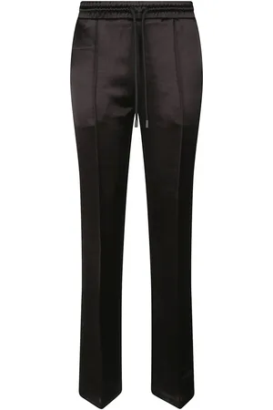 J.W.Anderson Broeken, Dames, Zwart, 2Xs, Casual trekkoord taille broek
