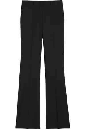 THEORY Broeken, Dames, Zwart, L, Wol, Klassieke Demitria Wollen Broek