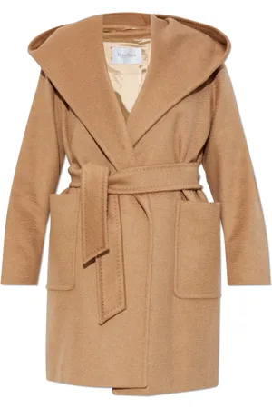 Max Mara Mantels, Dames, , S, Wol, Coat Rialto met Capuchon