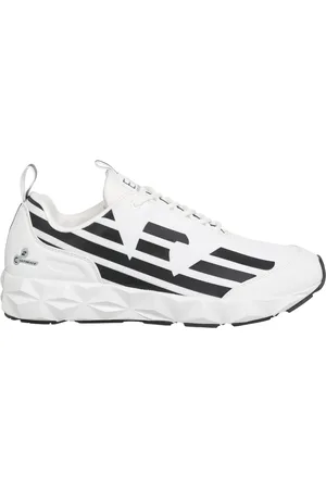EA7 Schoenen, Heren, Veelkleurig, 43 EU, Polyester, Sneakers met vetersluiting
