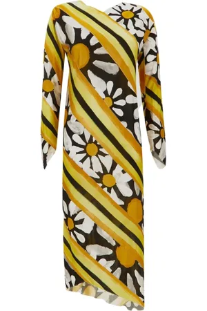 Marni Kleedjes, Dames, Geel, L, Daisy Euphoria Jurk