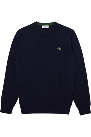 Lacoste Sweatshirts & Hoodies, Heren, Blauw, XS, Katoen, Cotton Fleece Hoodie