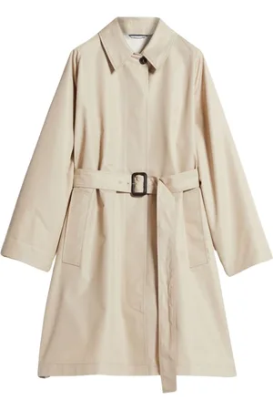 Max Mara Mantels, Dames, , XS, Katoen, Belted Coat