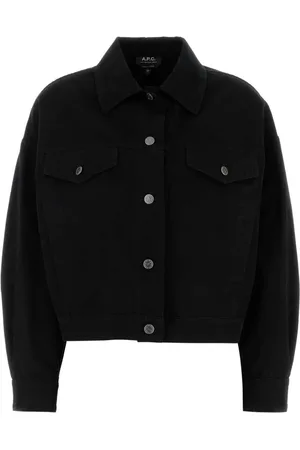 A.P.C. Jassen, Dames, Zwart, S, Denim, Zwarte Denim Cally Jack