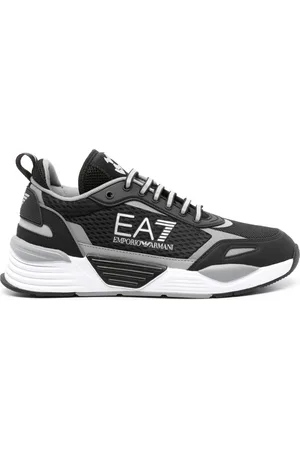 EA7 Schoenen, Heren, Zwart, 44 EU, Polyester, Ace Runner Mesh