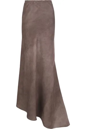 Cortana Rokken, Dames, Bruin, L, Asymmetrische rok, cocoa geverfd