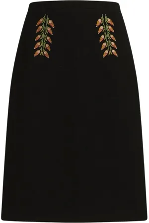 Etro Rokken, Dames, Zwart, S, Falda Midi Rok