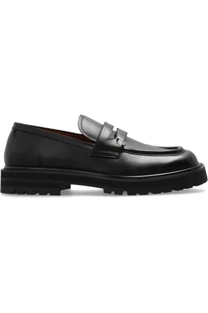 Marni Schoenen, Heren, Zwart, 40 EU, Leer, Chunky Leather Piercing 2. Loafers